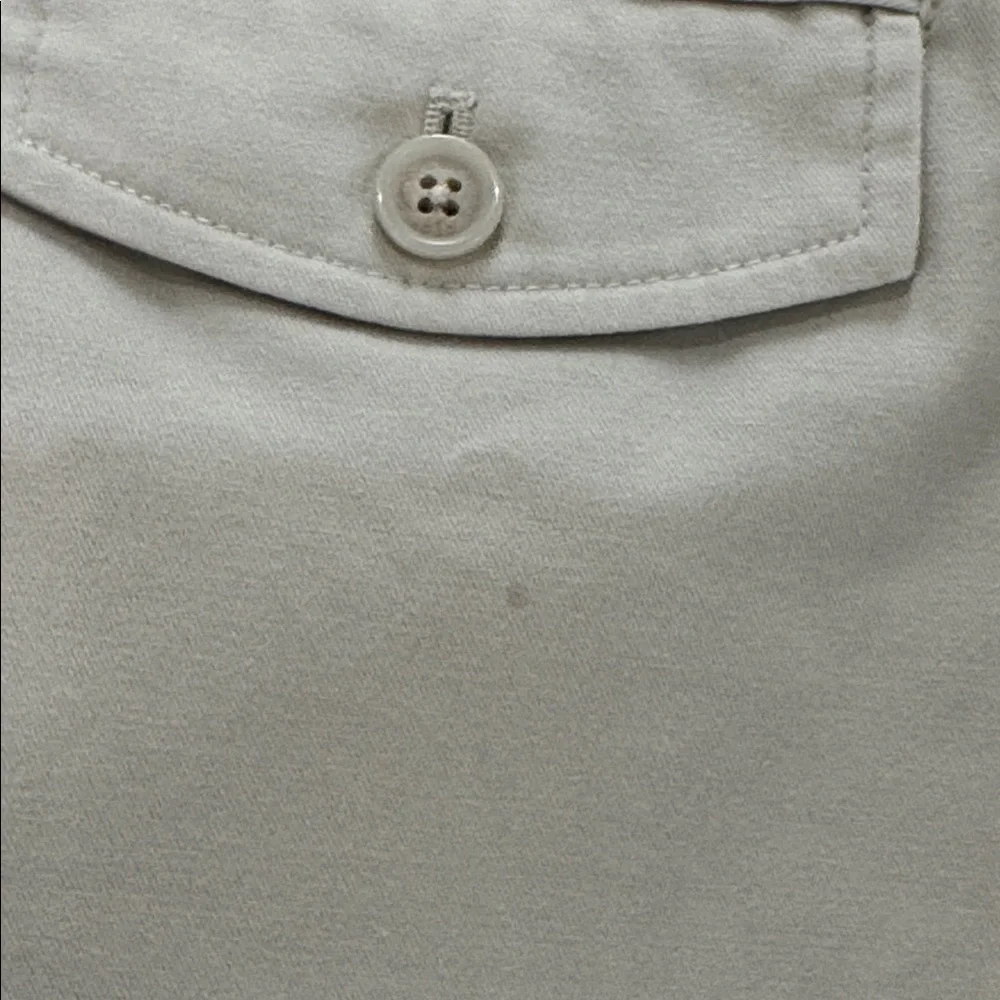 Brooks Brothers Khaki Cotton Chino Skirt Size 10 Mini Pencil Pockets